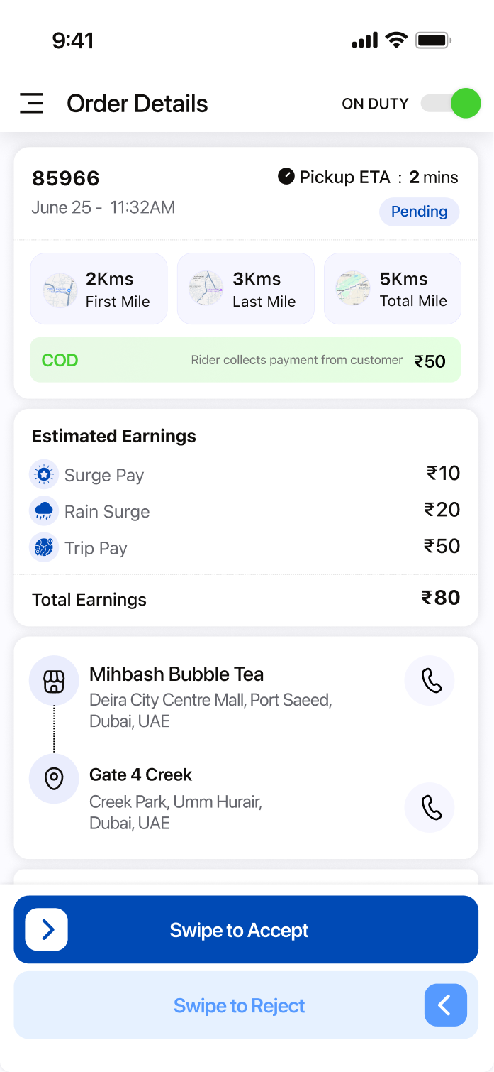 Rider app preview 3
